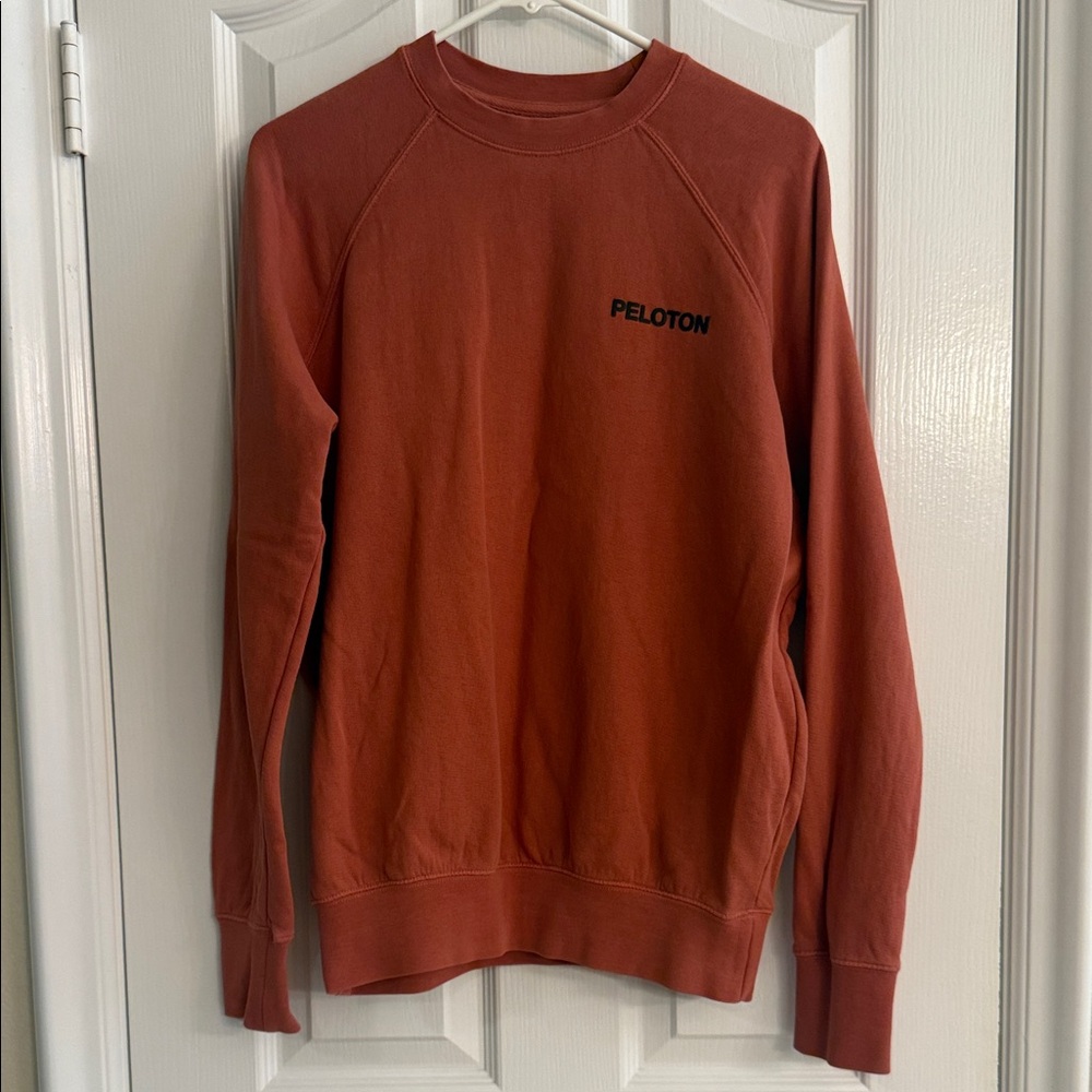 Peloton Men's Burnt Orange Crewneck Sweater